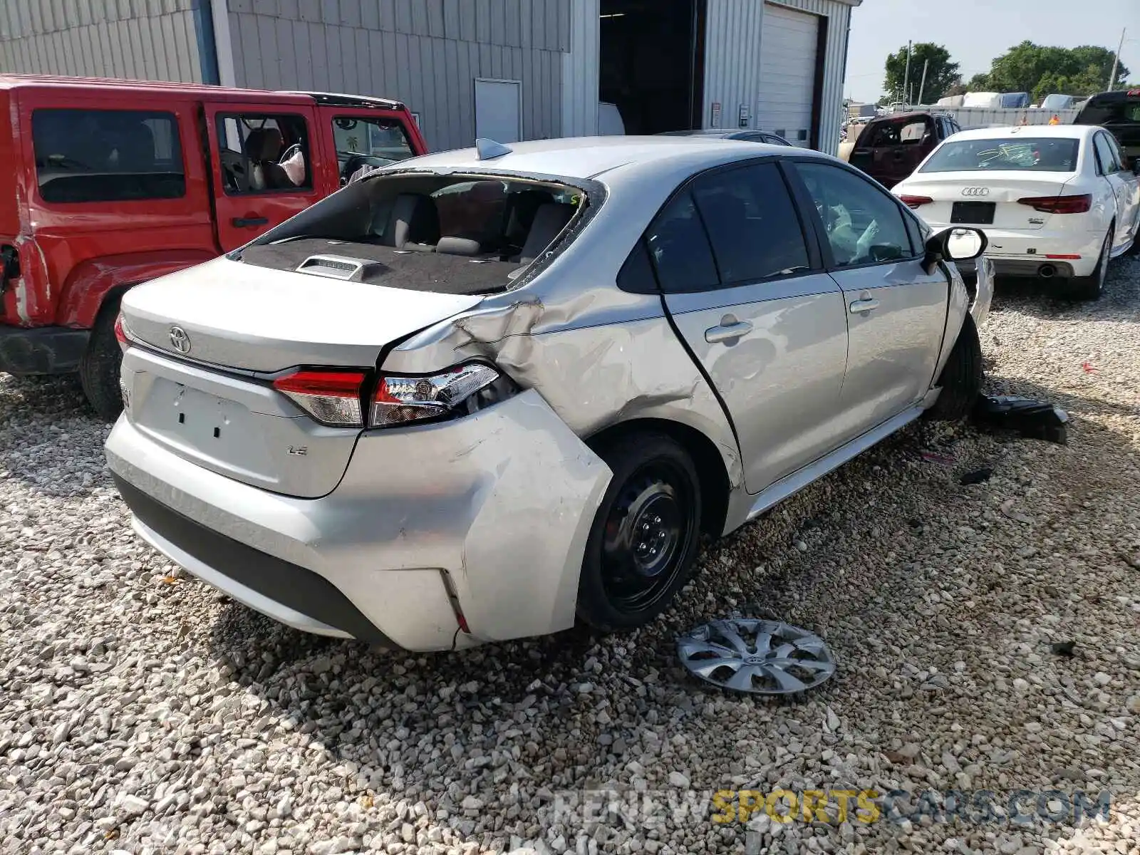 4 Photograph of a damaged car 5YFEPMAE8MP197465 TOYOTA COROLLA 2021