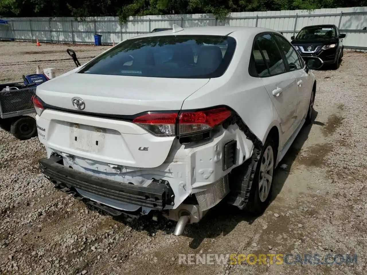 4 Photograph of a damaged car 5YFEPMAE8MP198423 TOYOTA COROLLA 2021