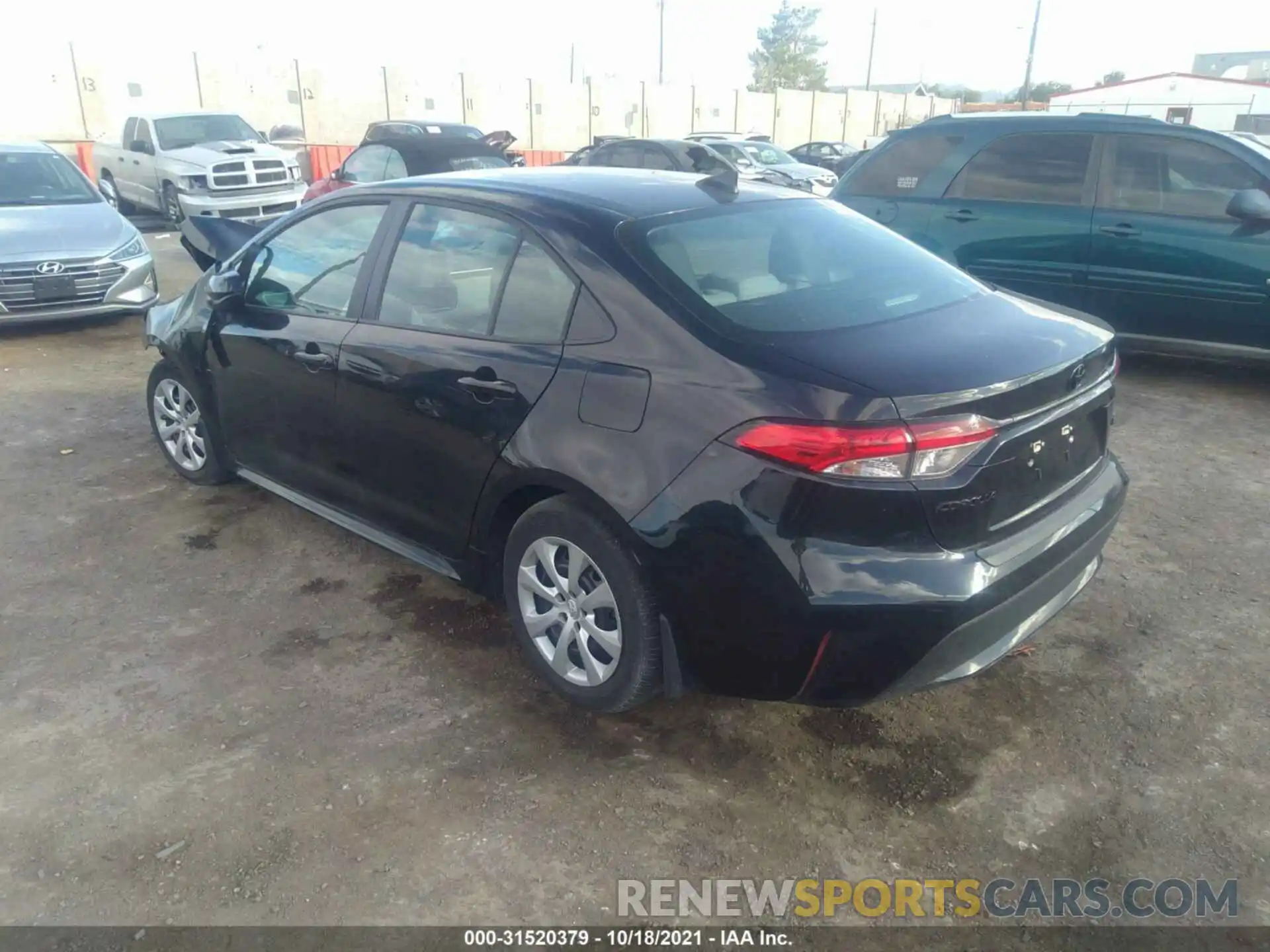 3 Photograph of a damaged car 5YFEPMAE8MP200669 TOYOTA COROLLA 2021