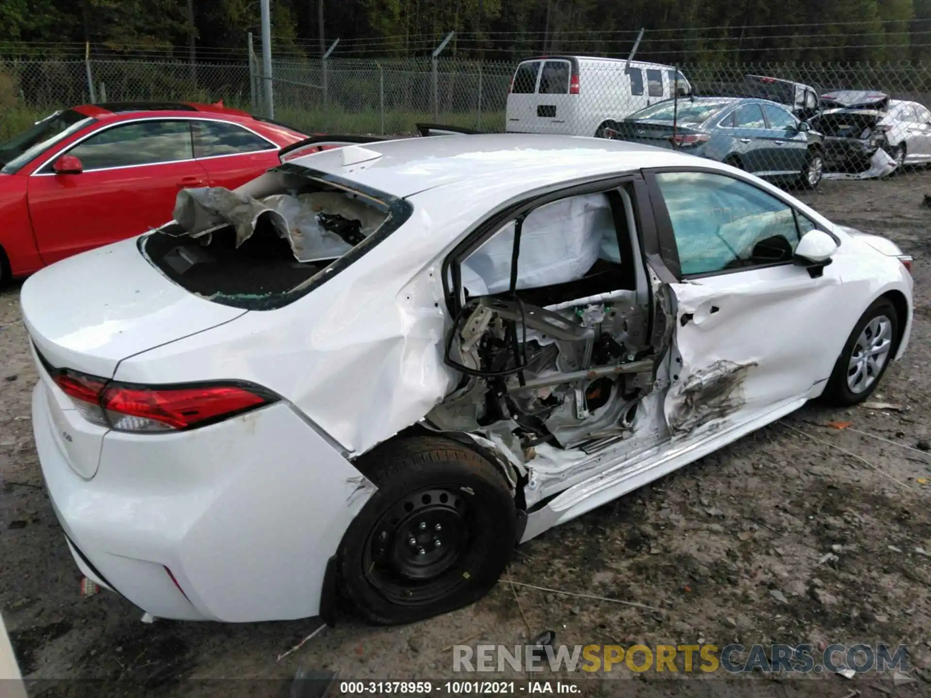 6 Photograph of a damaged car 5YFEPMAE8MP201952 TOYOTA COROLLA 2021