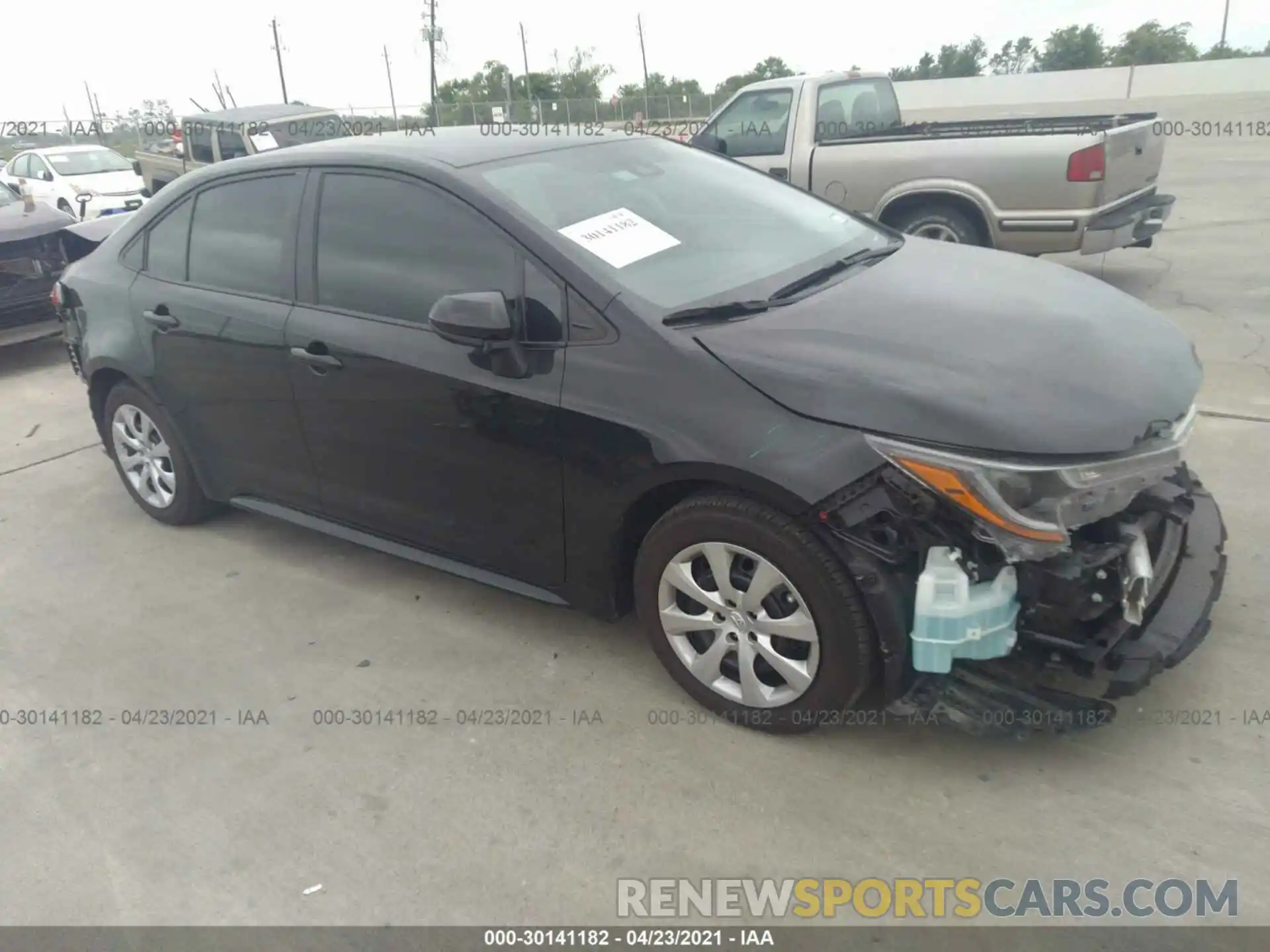 1 Photograph of a damaged car 5YFEPMAE8MP202325 TOYOTA COROLLA 2021