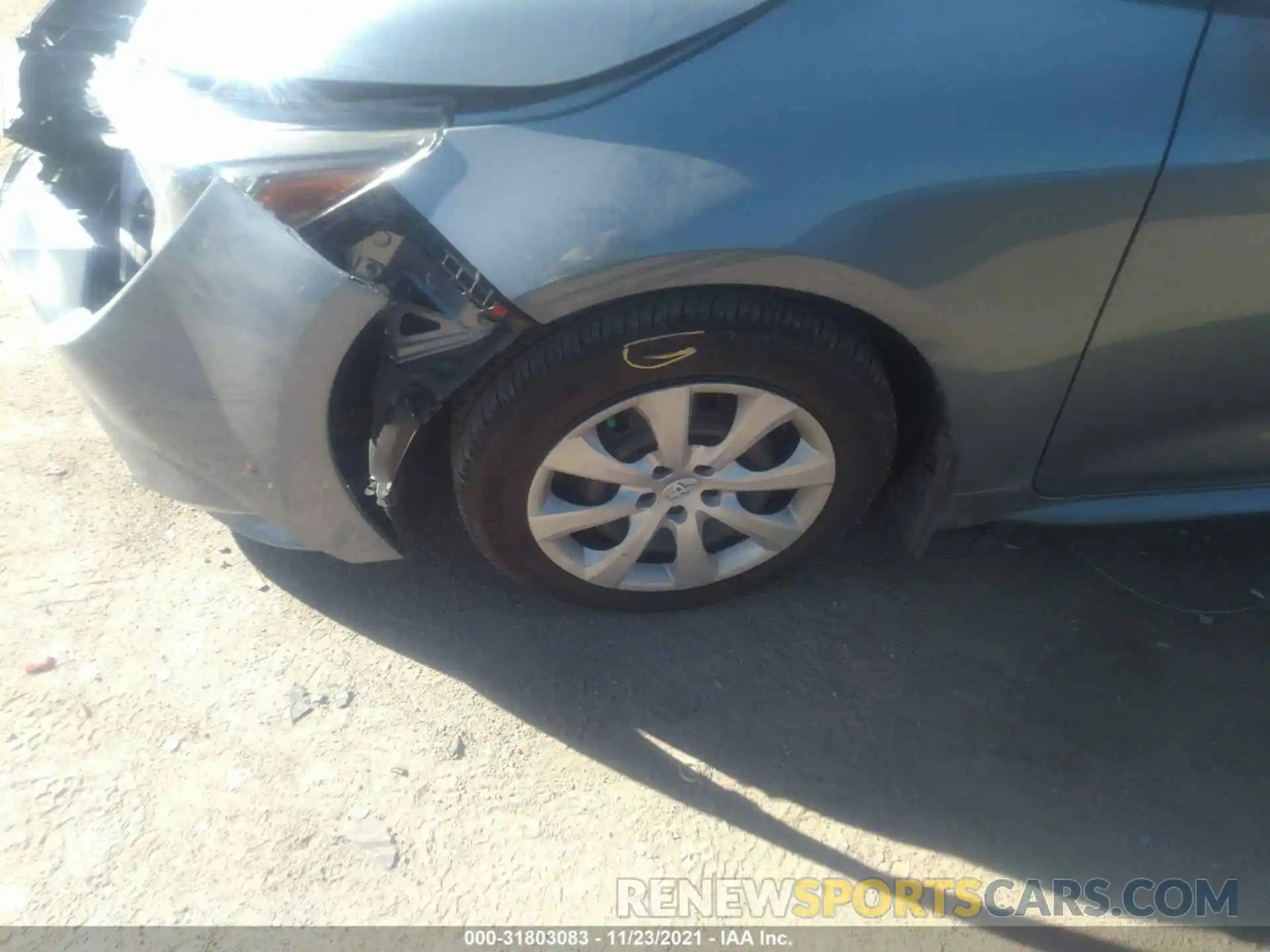 12 Photograph of a damaged car 5YFEPMAE8MP202423 TOYOTA COROLLA 2021