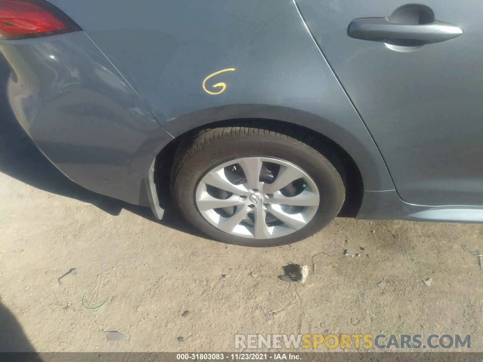 15 Photograph of a damaged car 5YFEPMAE8MP202423 TOYOTA COROLLA 2021