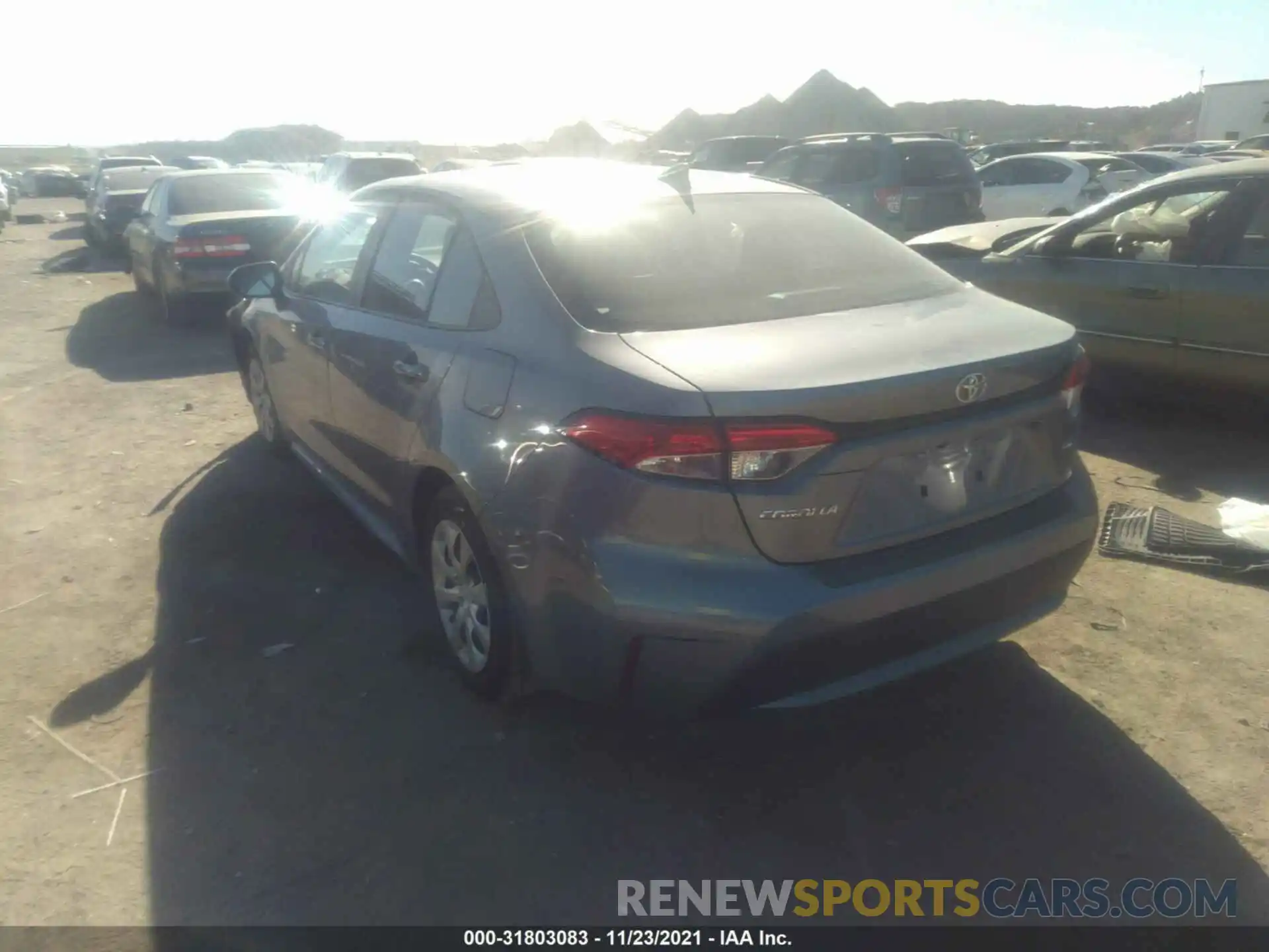 3 Photograph of a damaged car 5YFEPMAE8MP202423 TOYOTA COROLLA 2021