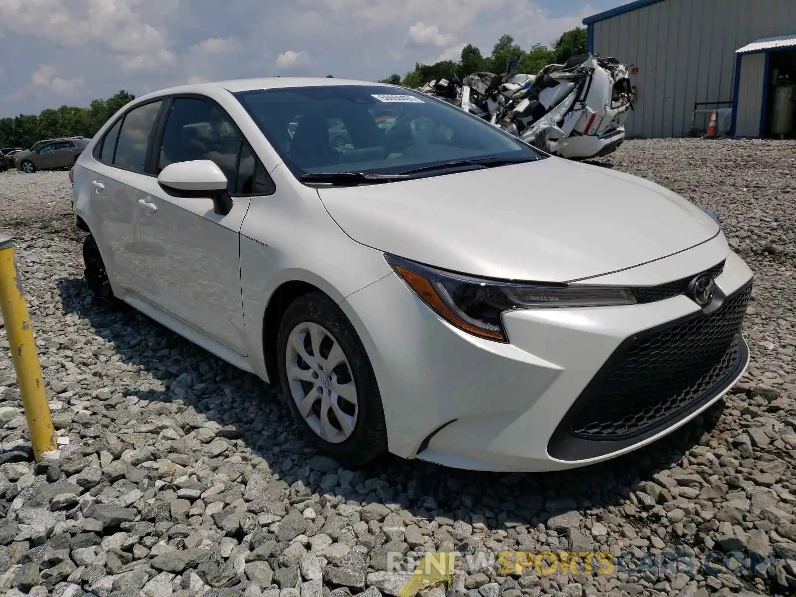 1 Photograph of a damaged car 5YFEPMAE8MP202518 TOYOTA COROLLA 2021