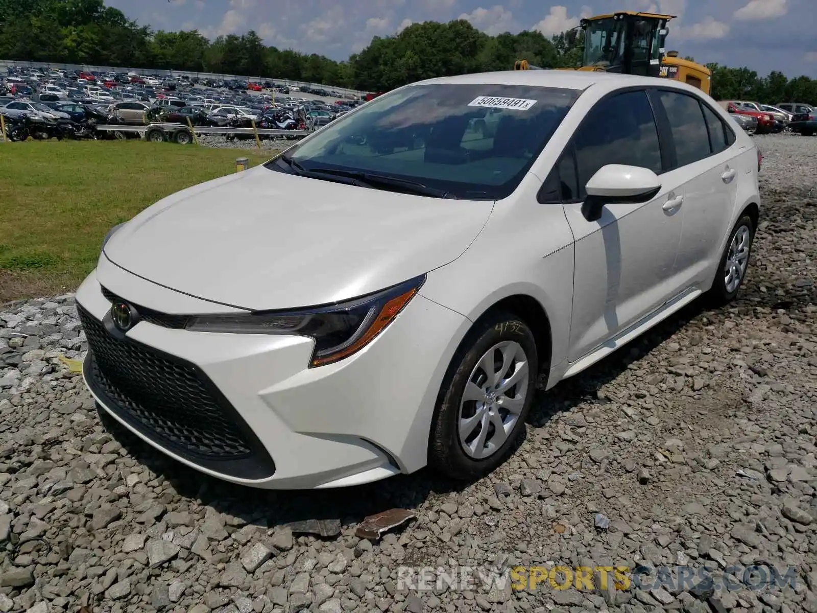 2 Photograph of a damaged car 5YFEPMAE8MP202518 TOYOTA COROLLA 2021