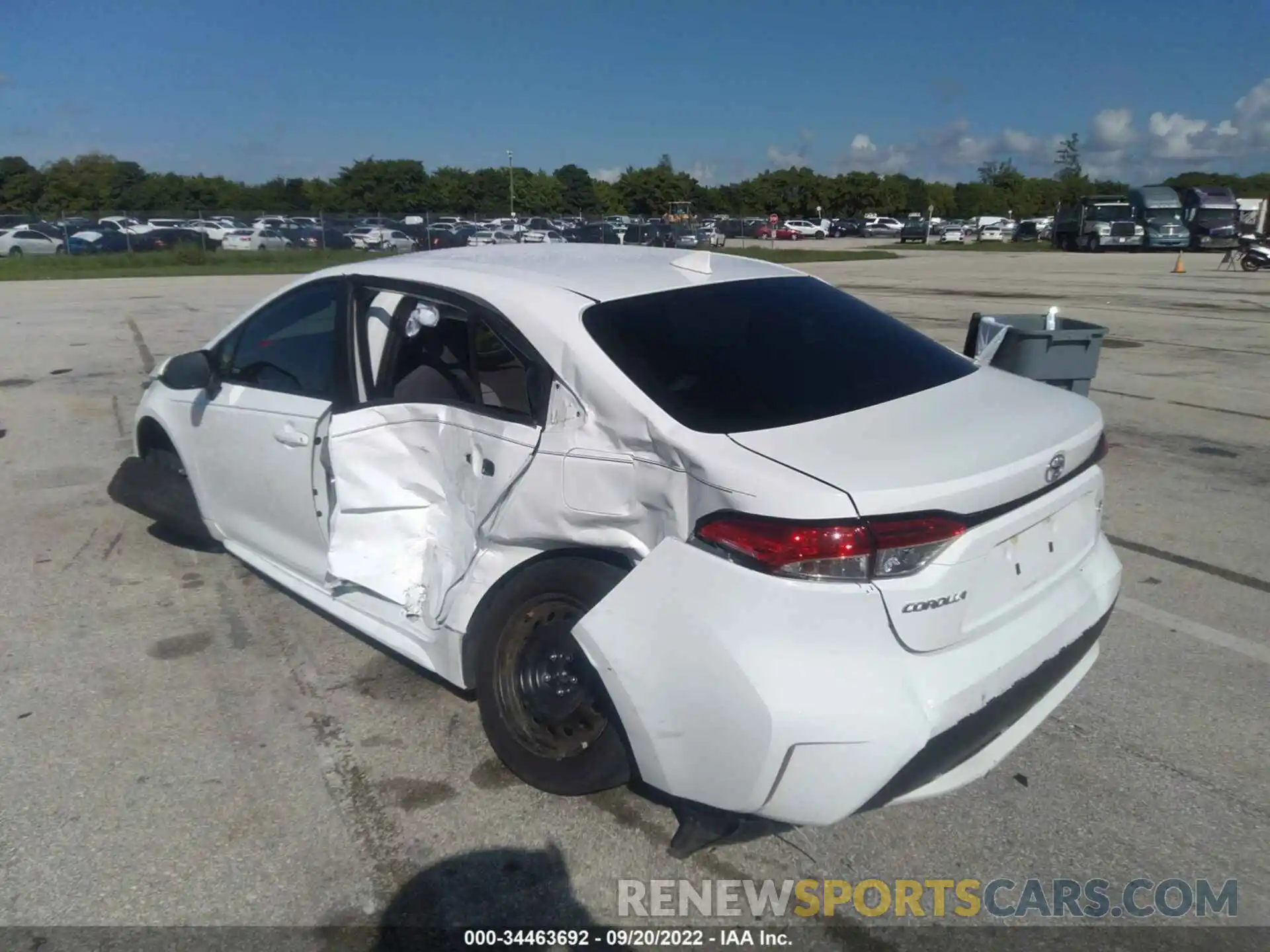 6 Photograph of a damaged car 5YFEPMAE8MP202664 TOYOTA COROLLA 2021