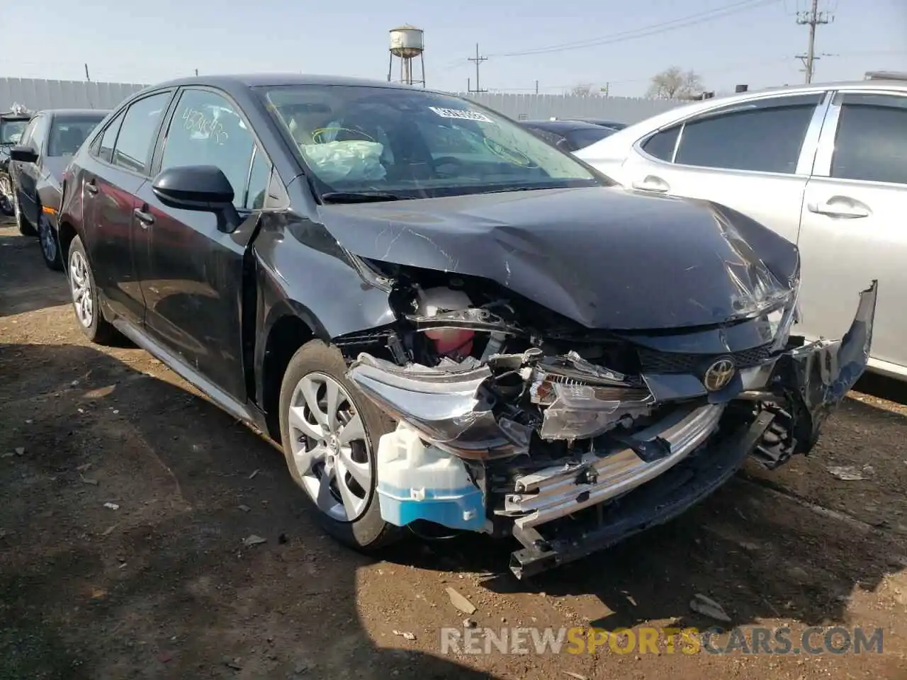 1 Photograph of a damaged car 5YFEPMAE8MP202745 TOYOTA COROLLA 2021