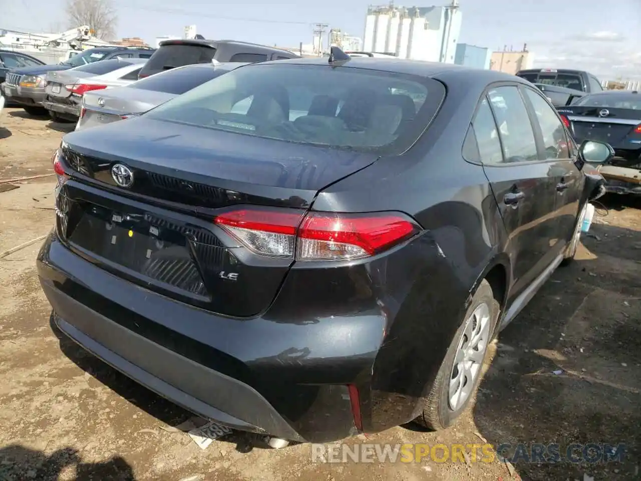 4 Photograph of a damaged car 5YFEPMAE8MP202745 TOYOTA COROLLA 2021