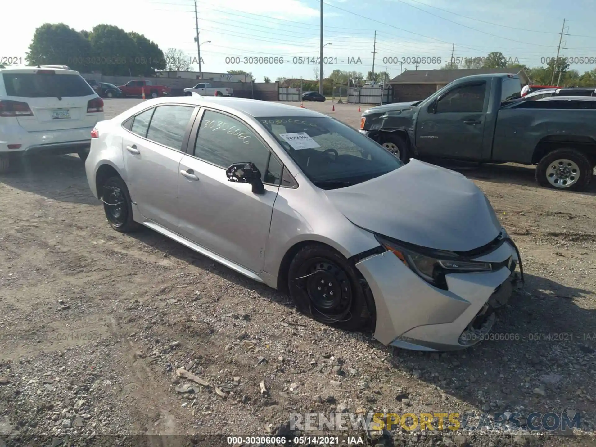 1 Photograph of a damaged car 5YFEPMAE8MP202874 TOYOTA COROLLA 2021