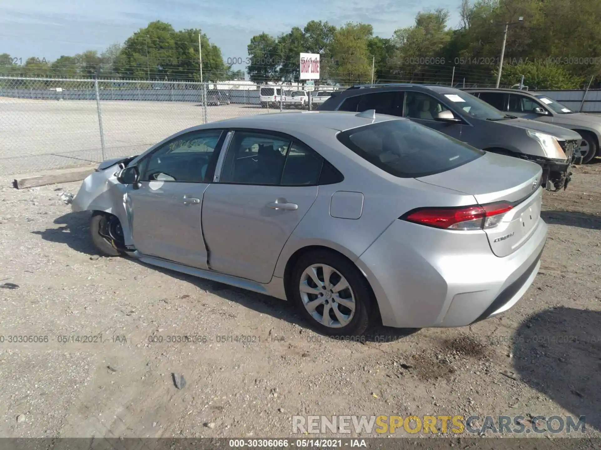 3 Photograph of a damaged car 5YFEPMAE8MP202874 TOYOTA COROLLA 2021