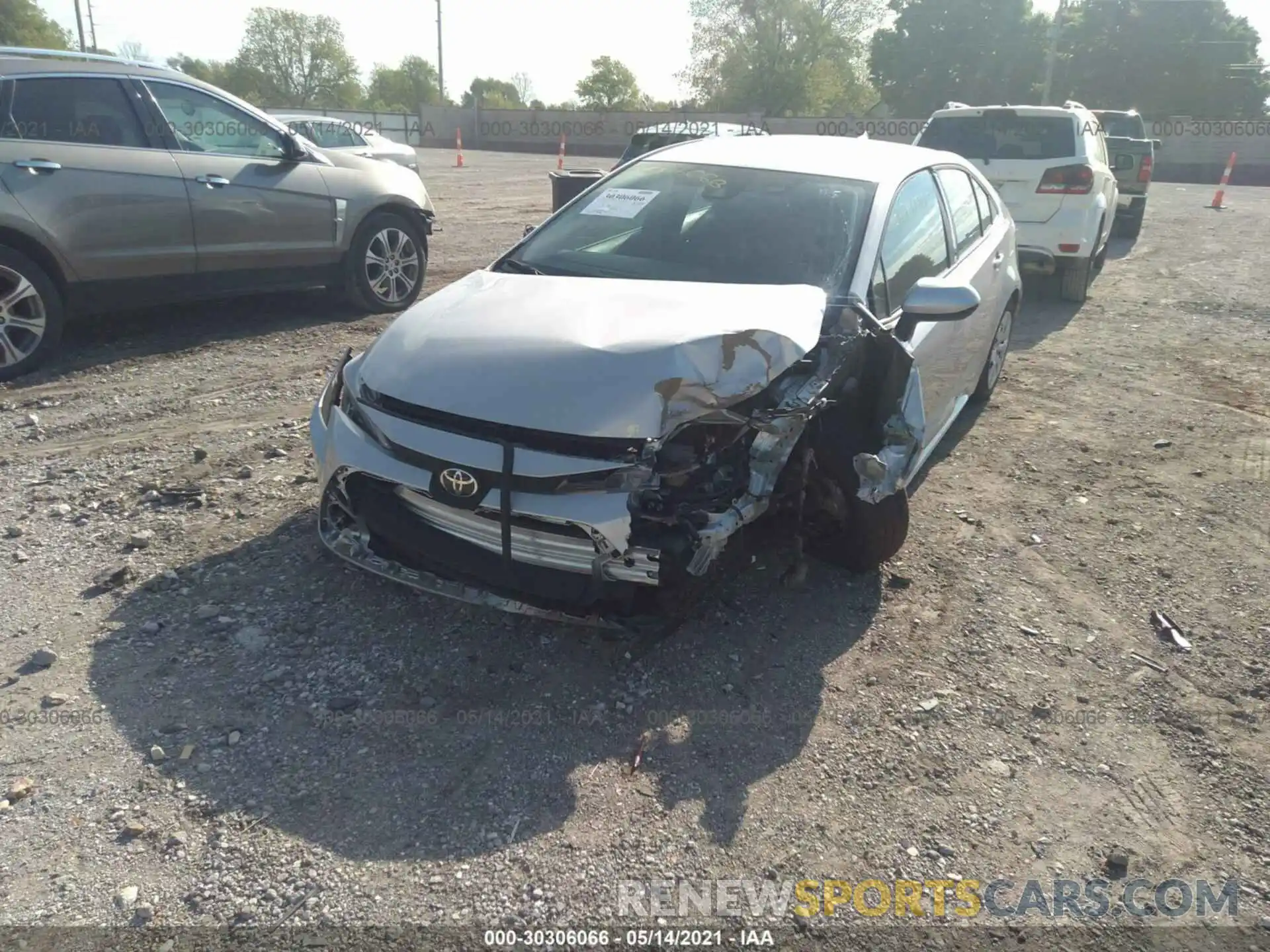 6 Photograph of a damaged car 5YFEPMAE8MP202874 TOYOTA COROLLA 2021