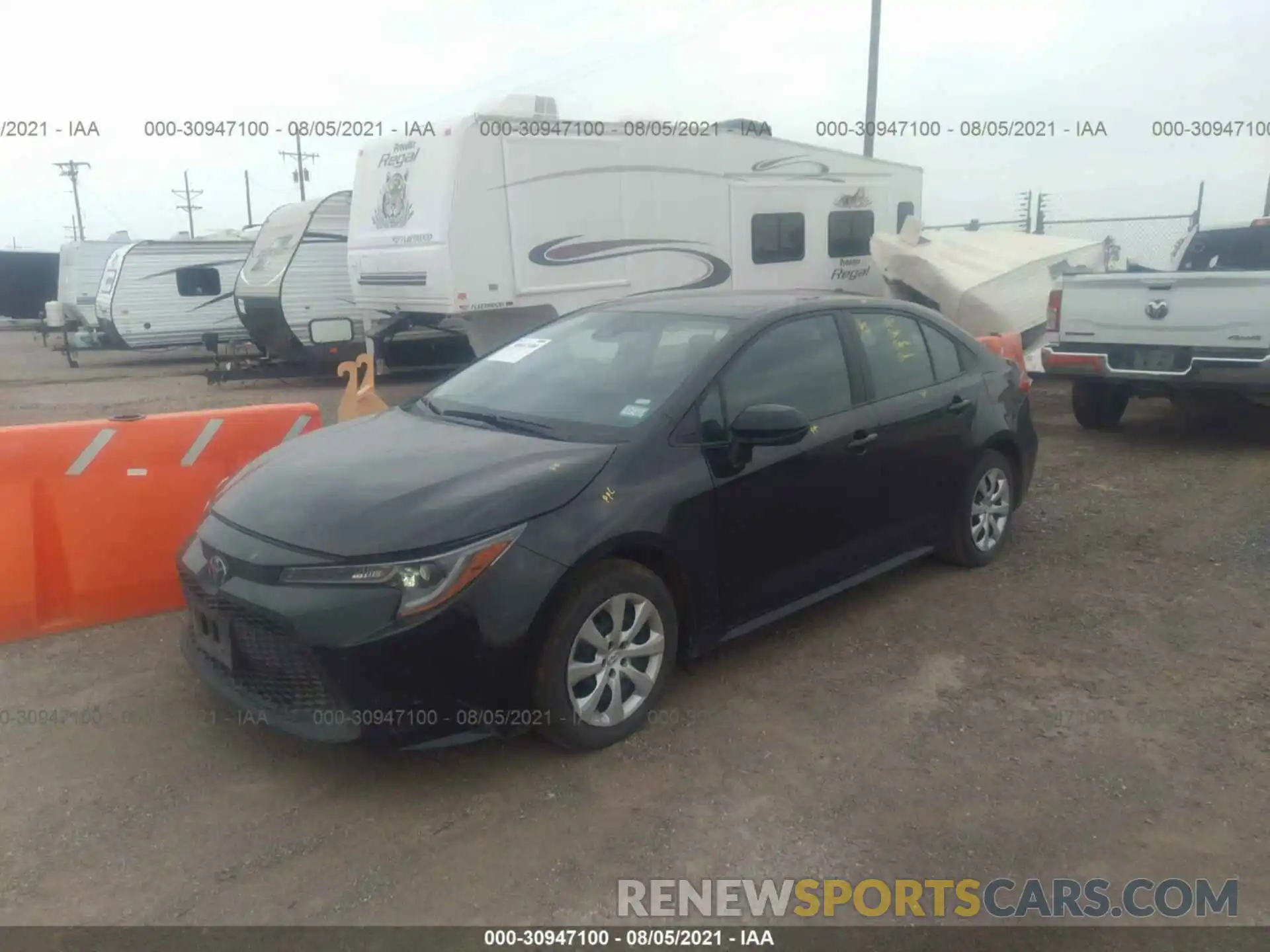 2 Photograph of a damaged car 5YFEPMAE8MP203460 TOYOTA COROLLA 2021