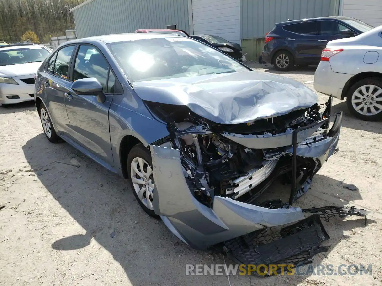 1 Photograph of a damaged car 5YFEPMAE8MP204494 TOYOTA COROLLA 2021