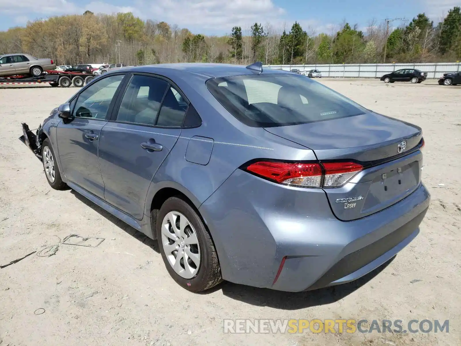 3 Photograph of a damaged car 5YFEPMAE8MP204494 TOYOTA COROLLA 2021