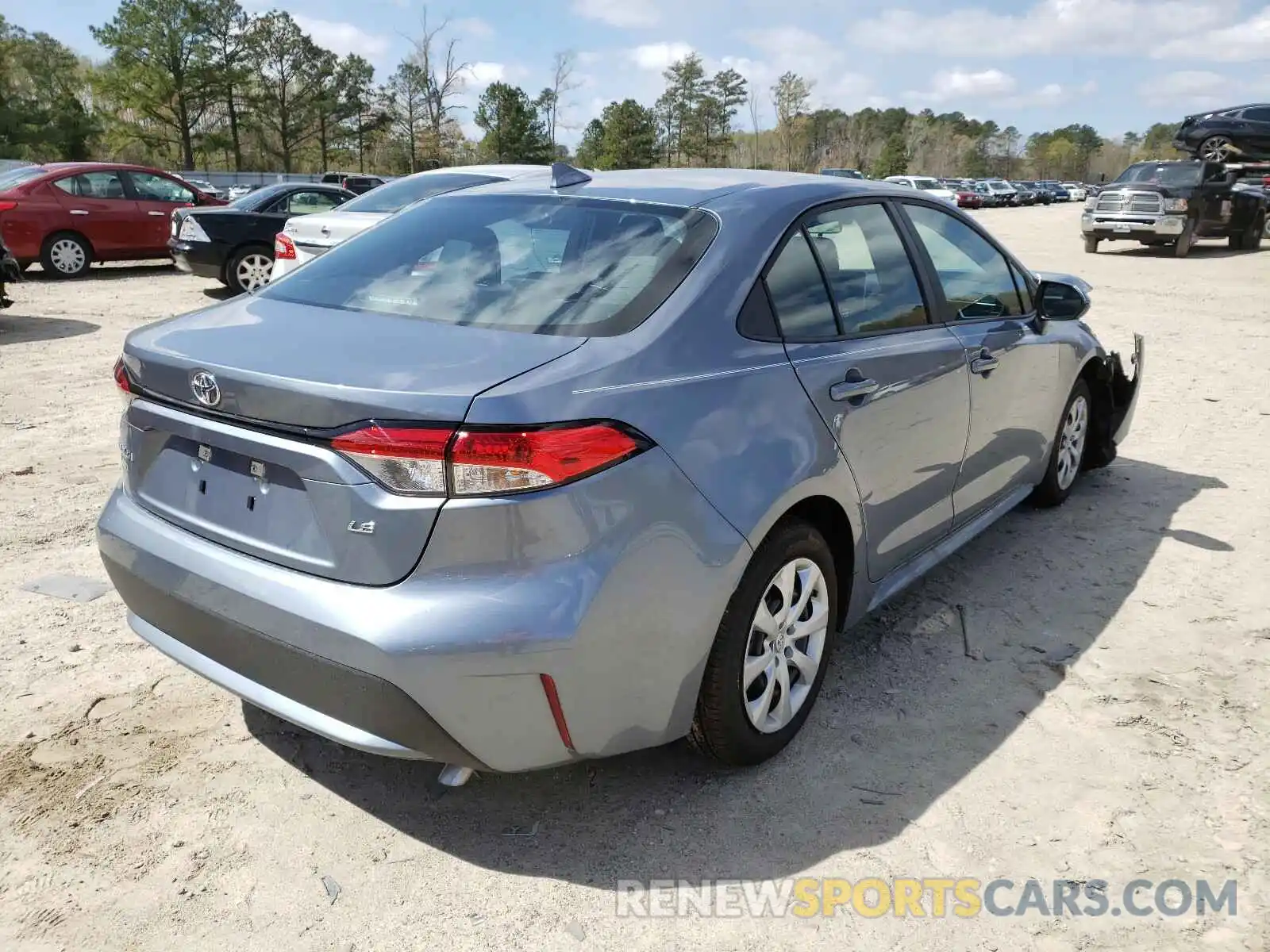 4 Photograph of a damaged car 5YFEPMAE8MP204494 TOYOTA COROLLA 2021