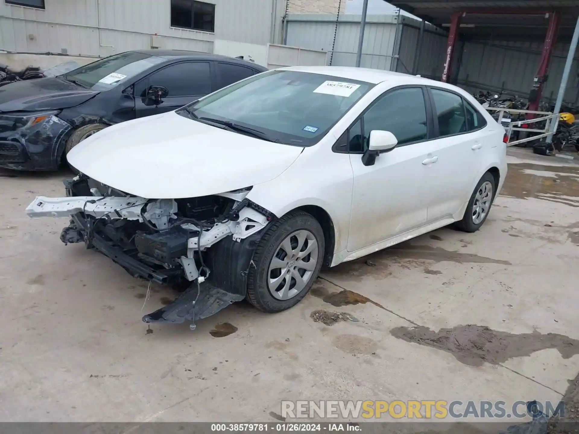 2 Photograph of a damaged car 5YFEPMAE8MP204740 TOYOTA COROLLA 2021