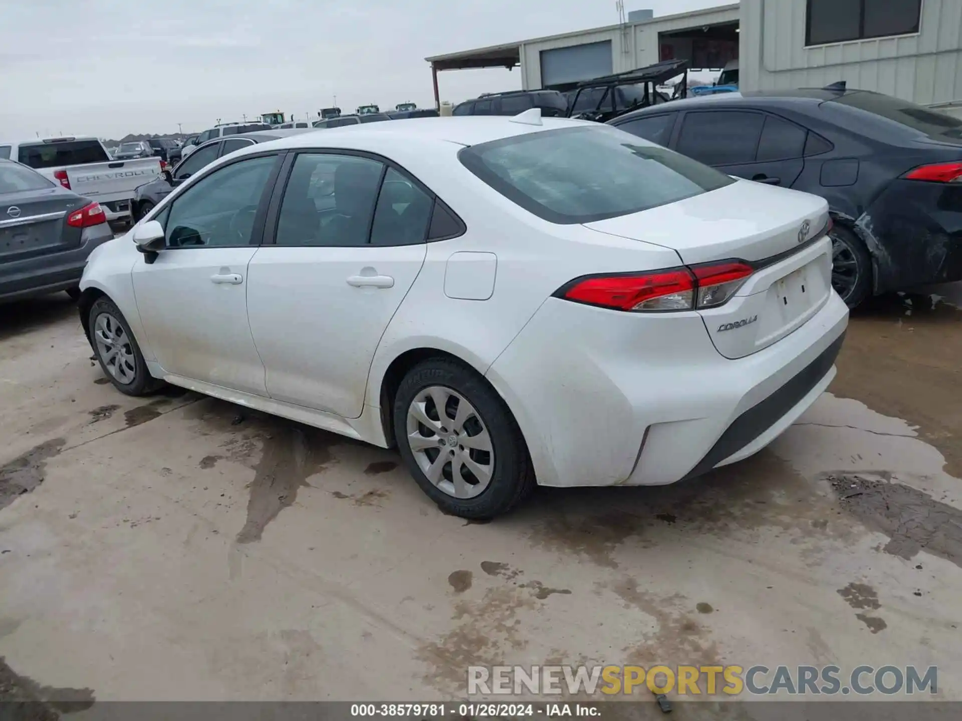 3 Photograph of a damaged car 5YFEPMAE8MP204740 TOYOTA COROLLA 2021