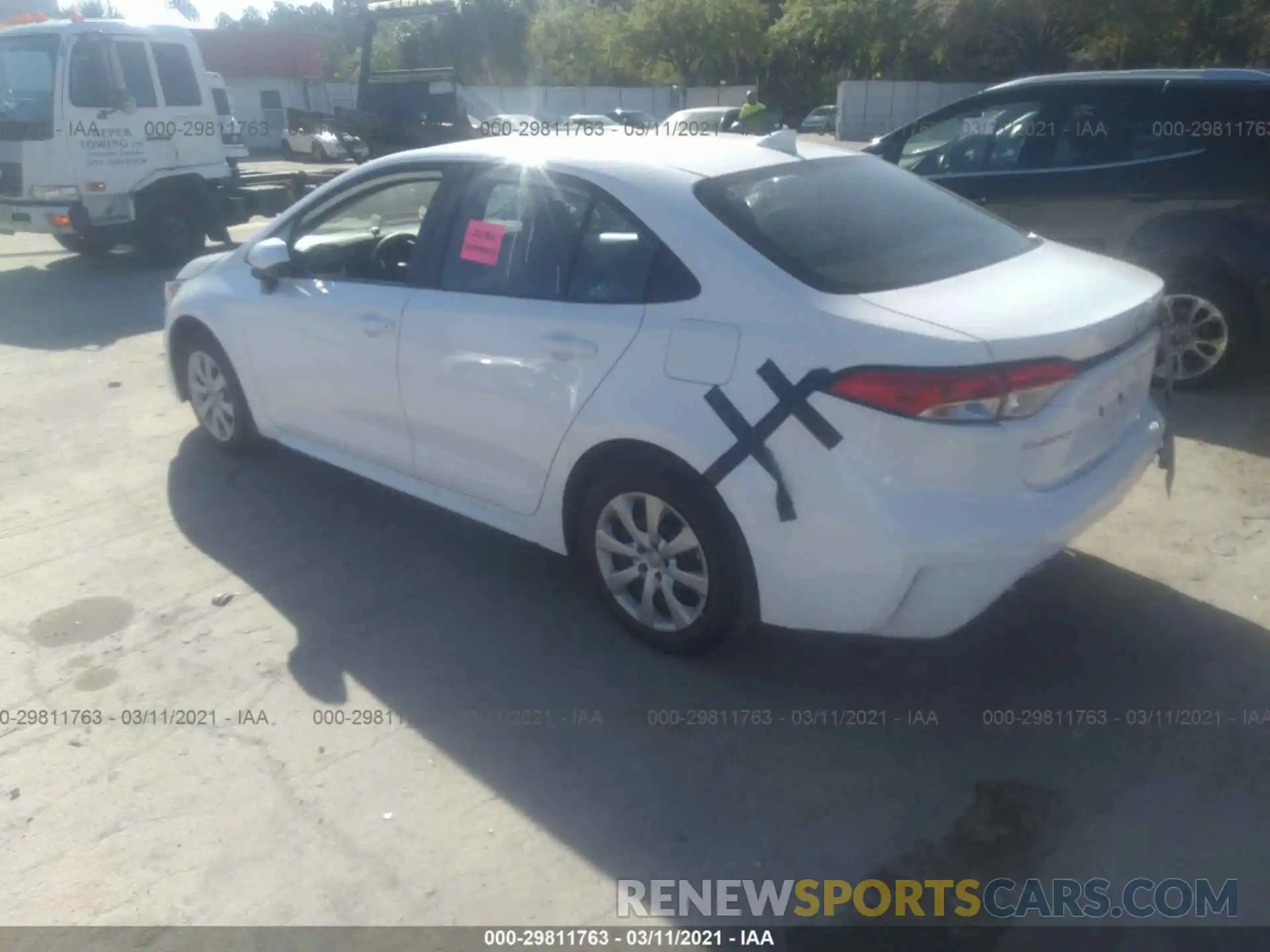 3 Photograph of a damaged car 5YFEPMAE8MP205404 TOYOTA COROLLA 2021