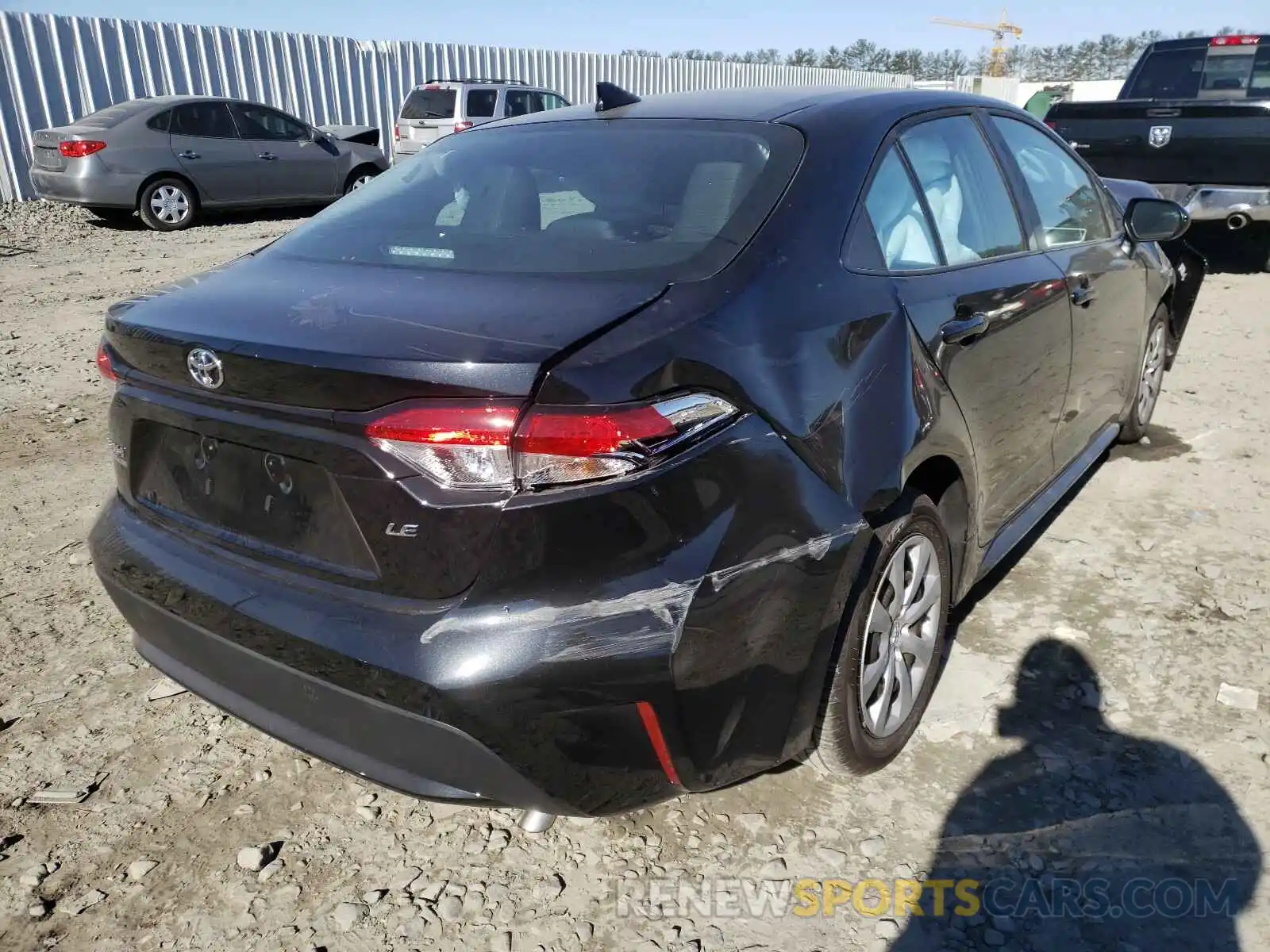 4 Photograph of a damaged car 5YFEPMAE8MP205533 TOYOTA COROLLA 2021