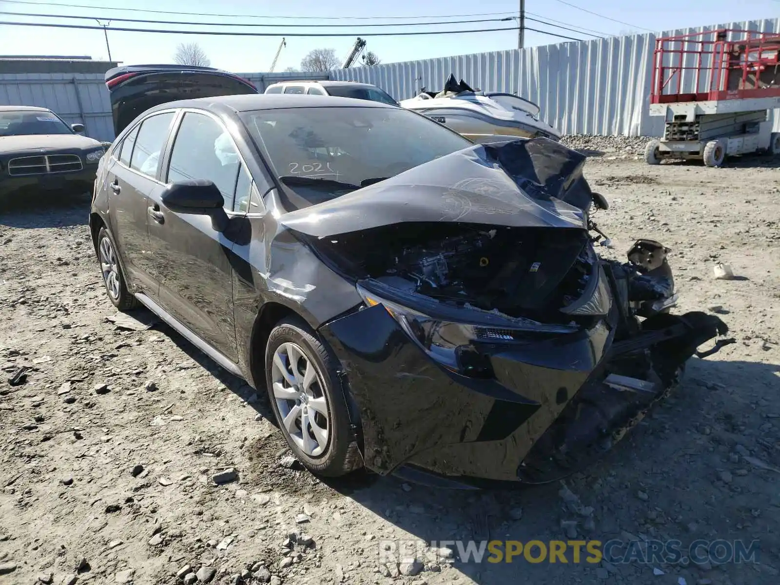 9 Photograph of a damaged car 5YFEPMAE8MP205533 TOYOTA COROLLA 2021