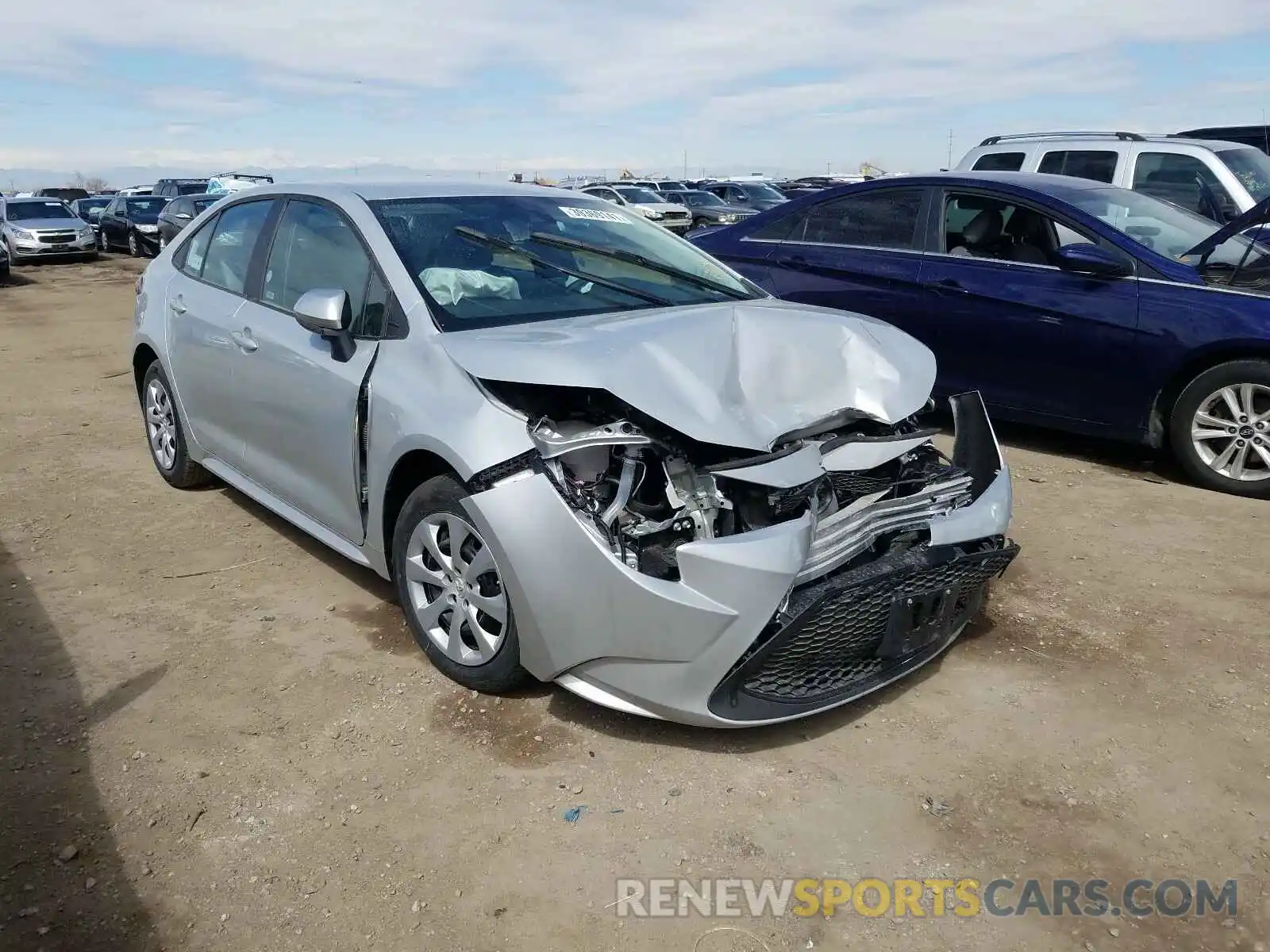 1 Photograph of a damaged car 5YFEPMAE8MP205600 TOYOTA COROLLA 2021