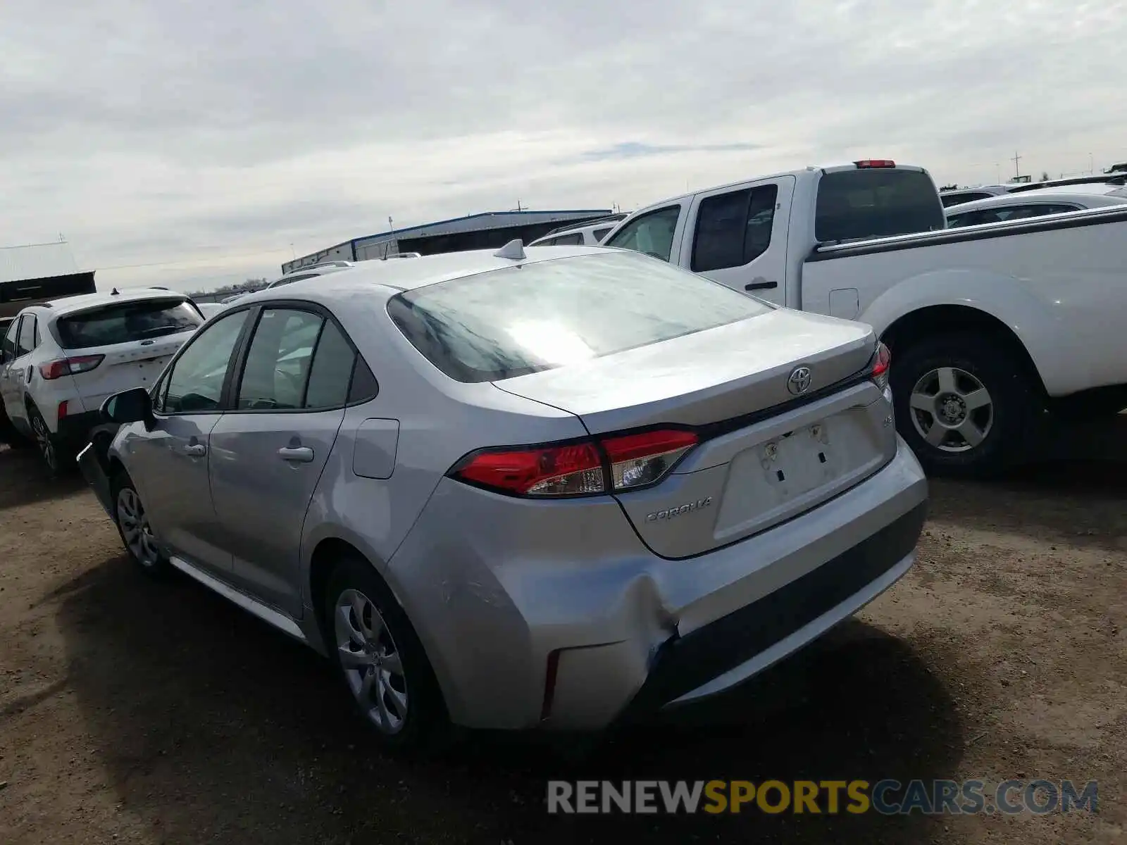 3 Photograph of a damaged car 5YFEPMAE8MP205600 TOYOTA COROLLA 2021