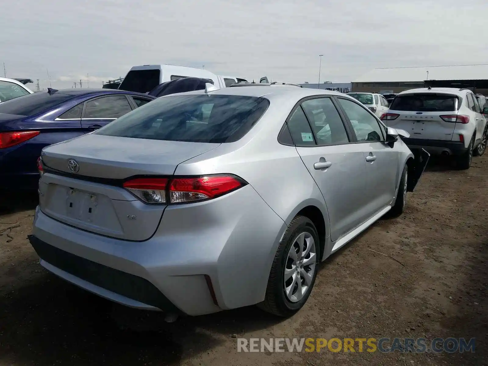 4 Photograph of a damaged car 5YFEPMAE8MP205600 TOYOTA COROLLA 2021