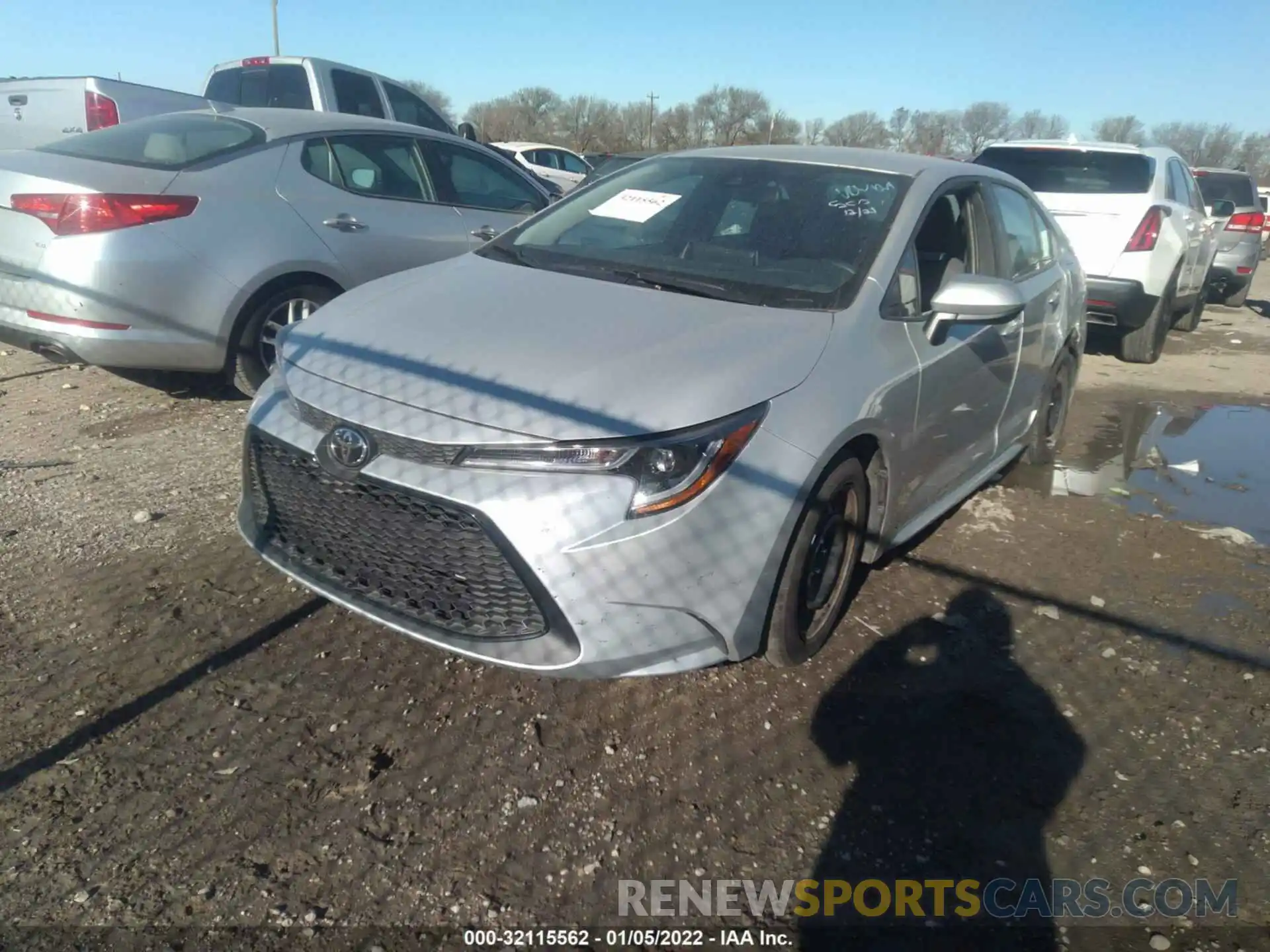 2 Photograph of a damaged car 5YFEPMAE8MP206116 TOYOTA COROLLA 2021