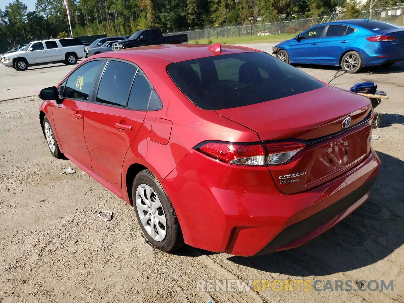 3 Photograph of a damaged car 5YFEPMAE8MP206987 TOYOTA COROLLA 2021