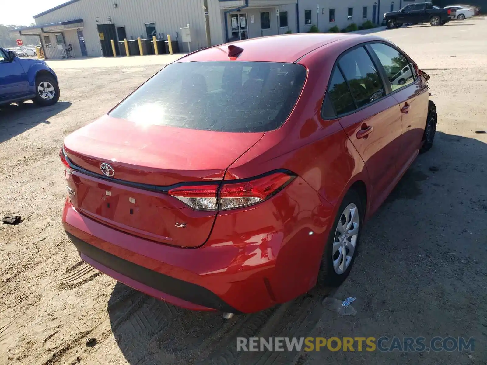 4 Photograph of a damaged car 5YFEPMAE8MP206987 TOYOTA COROLLA 2021