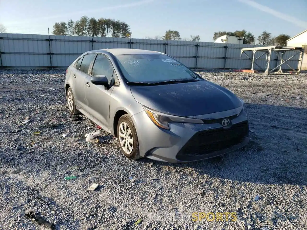 1 Photograph of a damaged car 5YFEPMAE8MP207170 TOYOTA COROLLA 2021