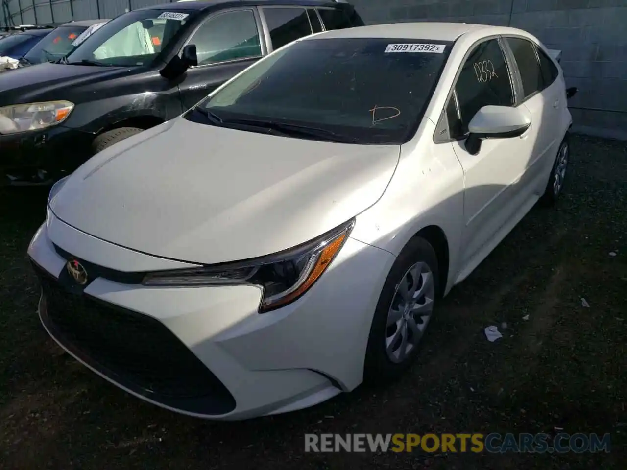 2 Photograph of a damaged car 5YFEPMAE8MP209761 TOYOTA COROLLA 2021