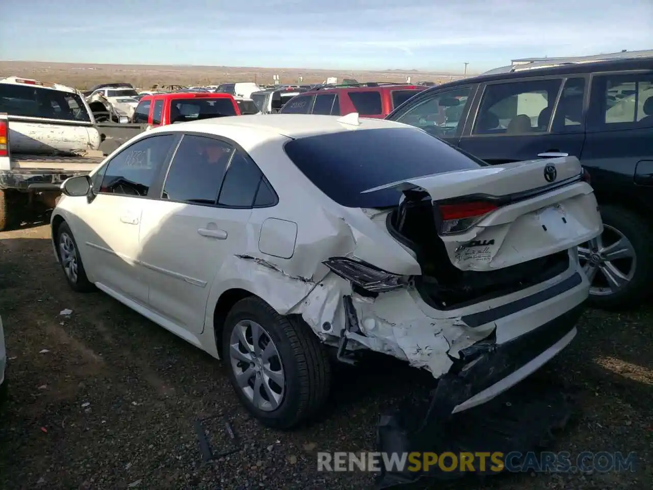 3 Photograph of a damaged car 5YFEPMAE8MP209761 TOYOTA COROLLA 2021