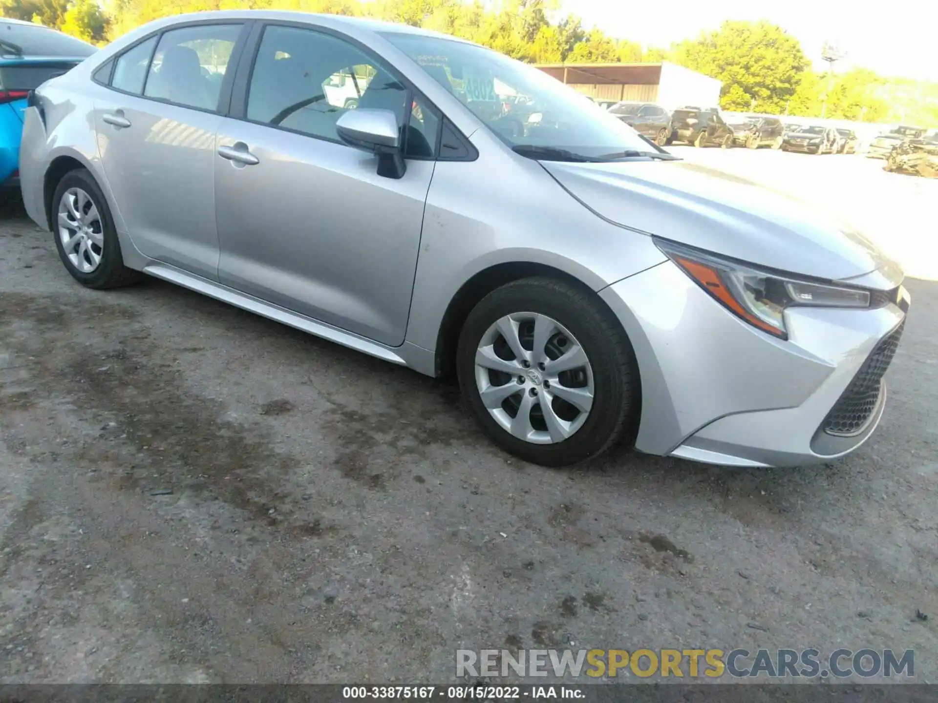 1 Photograph of a damaged car 5YFEPMAE8MP209808 TOYOTA COROLLA 2021