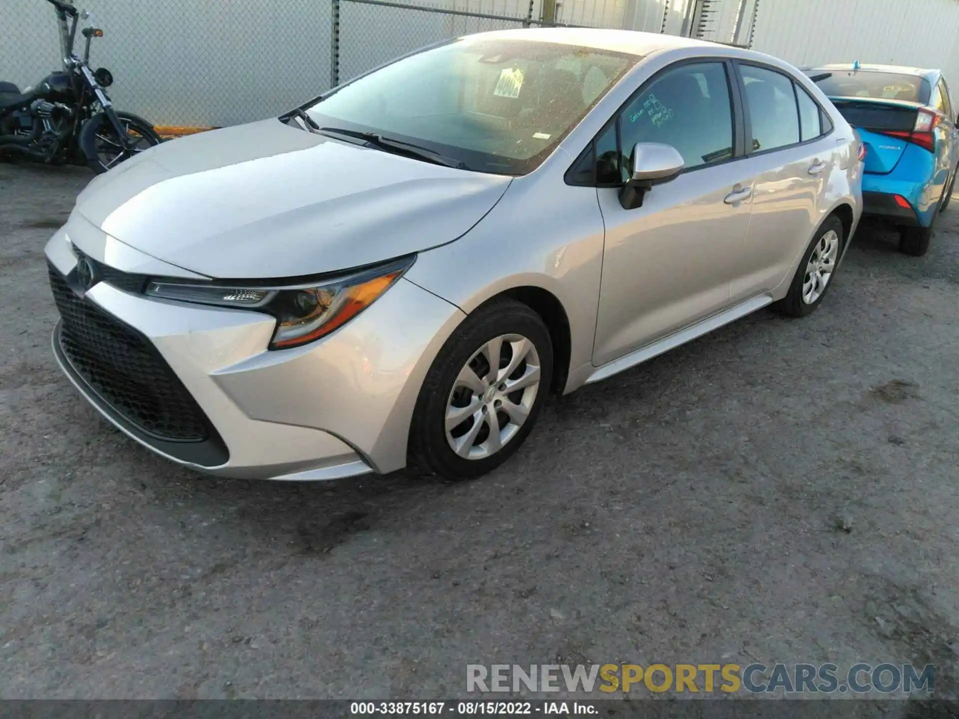 2 Photograph of a damaged car 5YFEPMAE8MP209808 TOYOTA COROLLA 2021