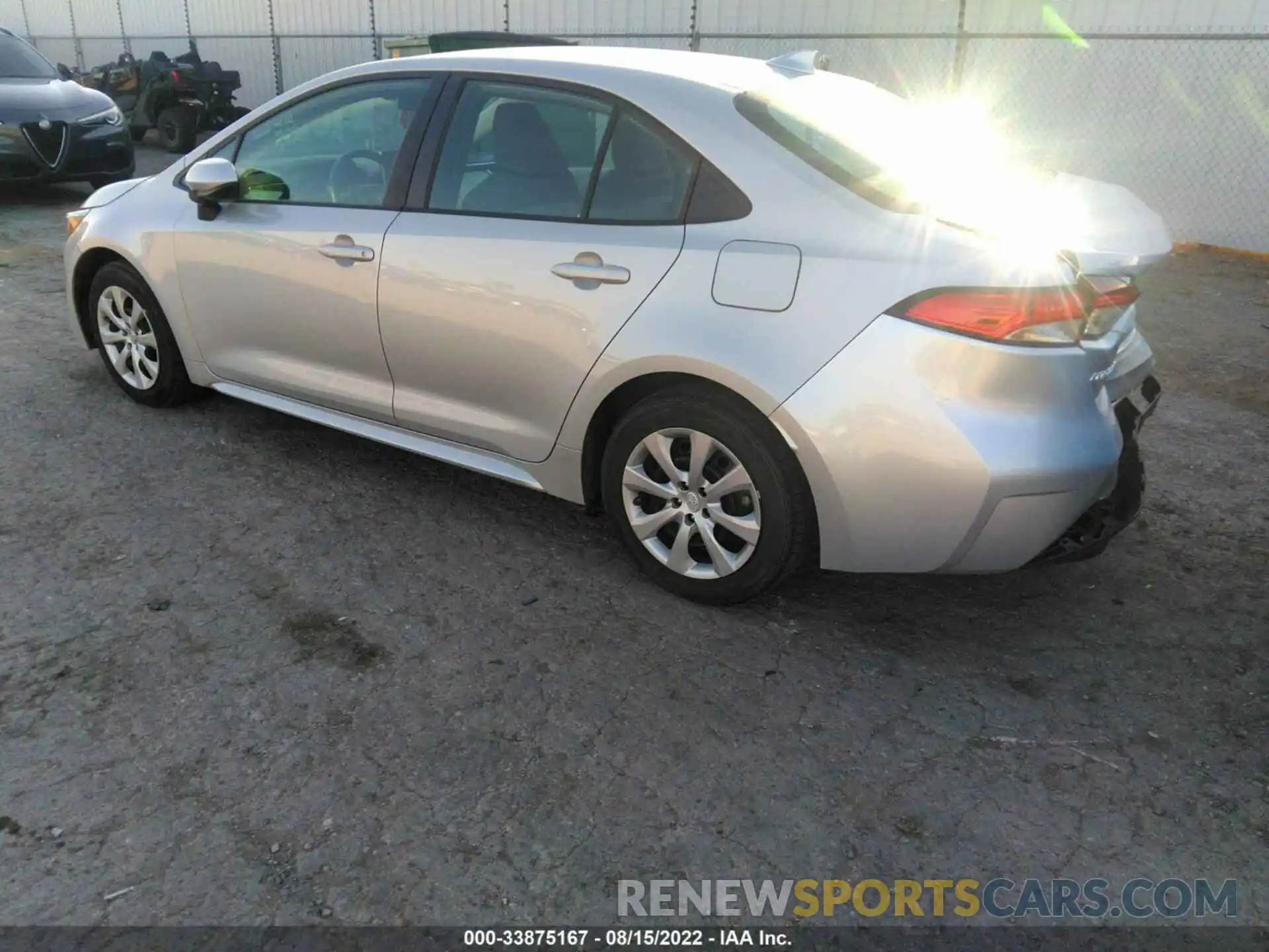 3 Photograph of a damaged car 5YFEPMAE8MP209808 TOYOTA COROLLA 2021