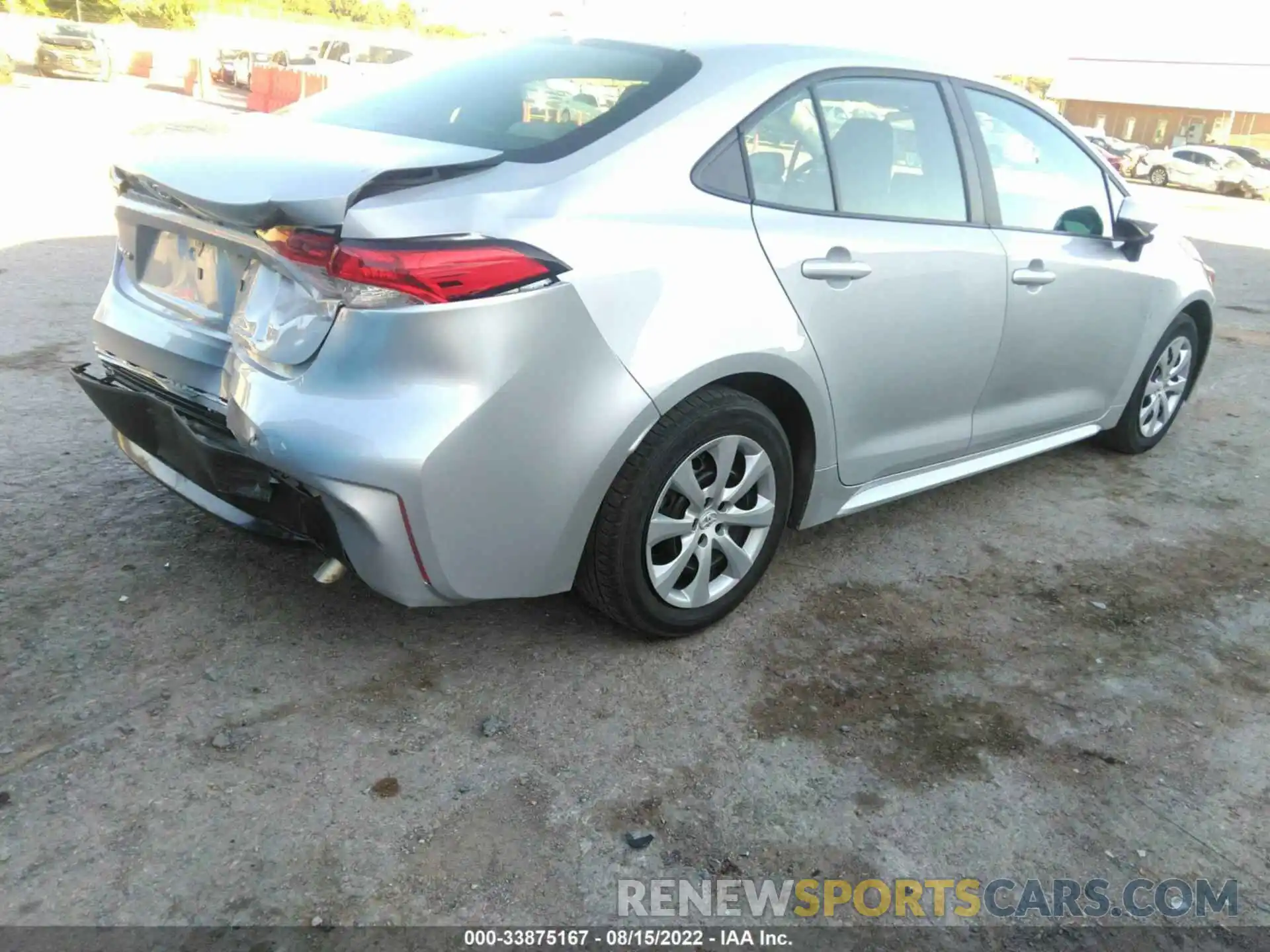 4 Photograph of a damaged car 5YFEPMAE8MP209808 TOYOTA COROLLA 2021