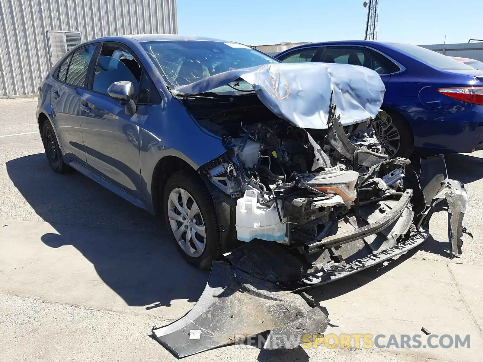 1 Photograph of a damaged car 5YFEPMAE8MP210151 TOYOTA COROLLA 2021