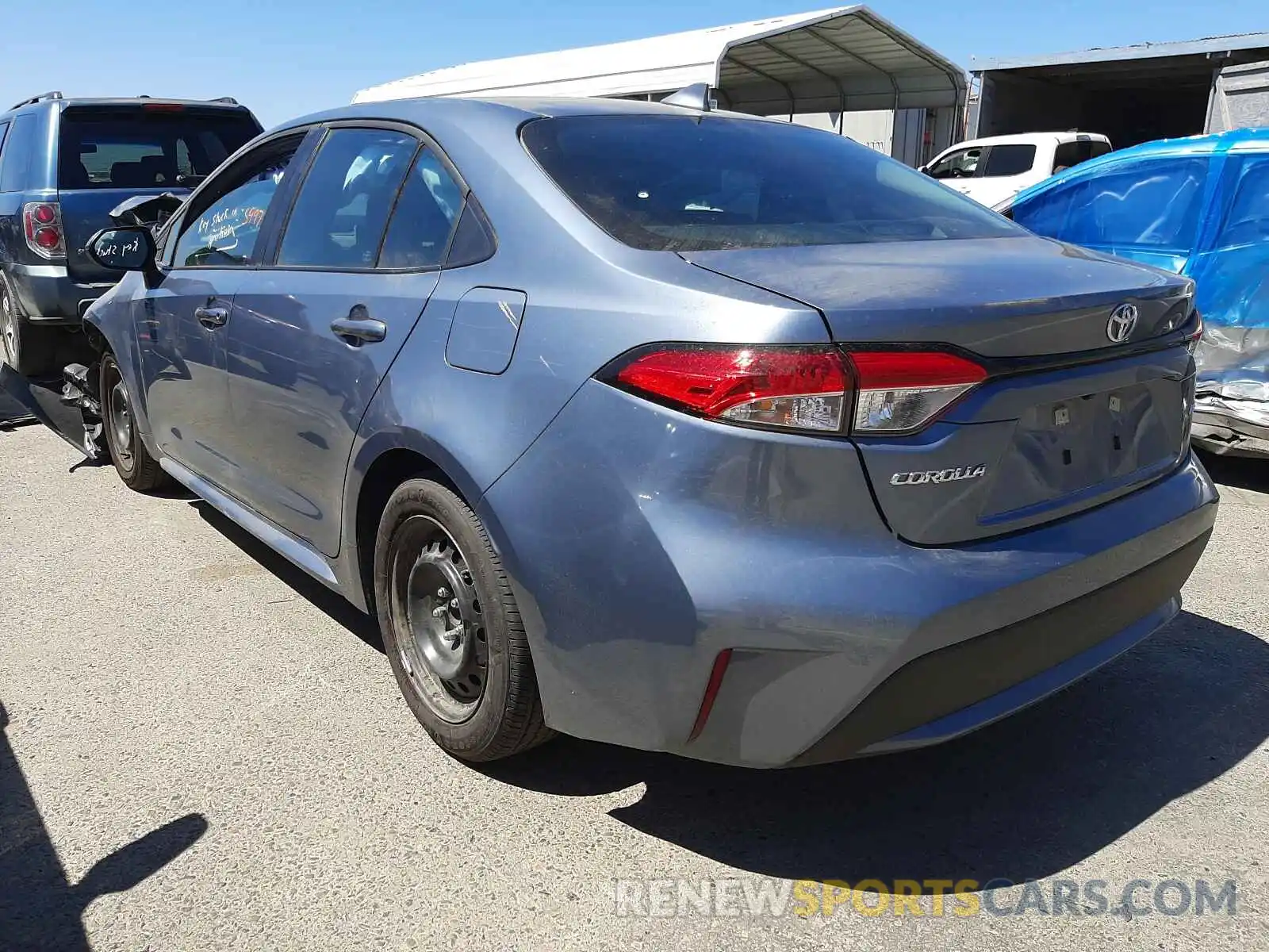 3 Photograph of a damaged car 5YFEPMAE8MP210151 TOYOTA COROLLA 2021