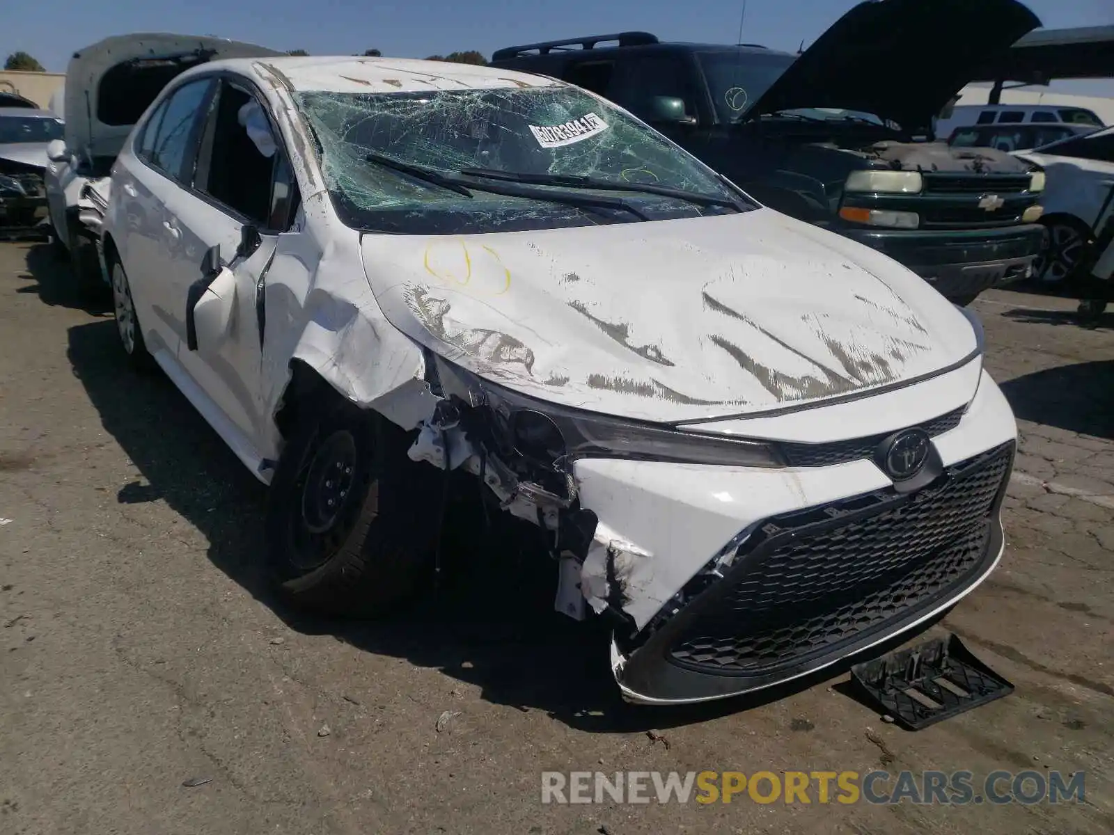 1 Photograph of a damaged car 5YFEPMAE8MP210506 TOYOTA COROLLA 2021