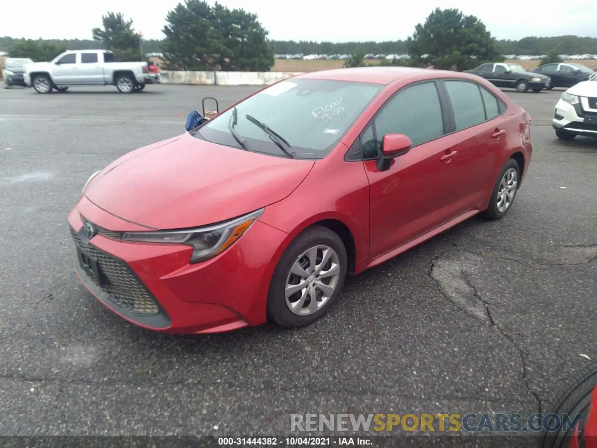 2 Photograph of a damaged car 5YFEPMAE8MP211686 TOYOTA COROLLA 2021