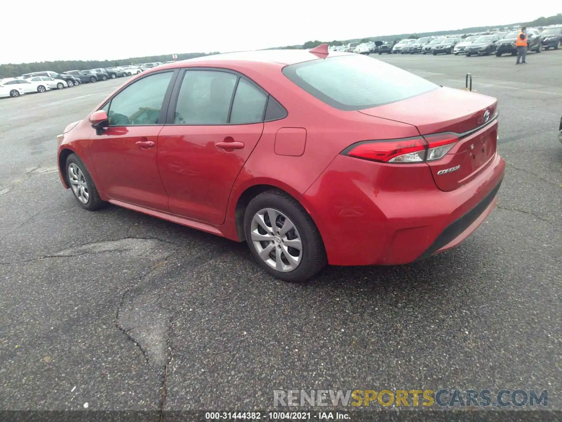 3 Photograph of a damaged car 5YFEPMAE8MP211686 TOYOTA COROLLA 2021