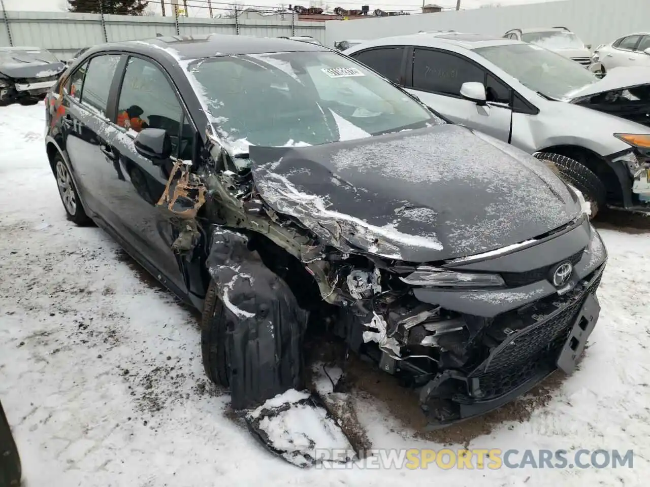 1 Photograph of a damaged car 5YFEPMAE8MP211896 TOYOTA COROLLA 2021