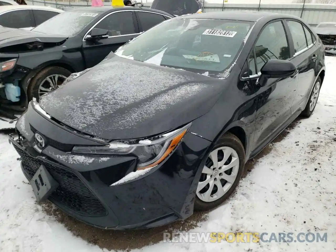 2 Photograph of a damaged car 5YFEPMAE8MP211896 TOYOTA COROLLA 2021