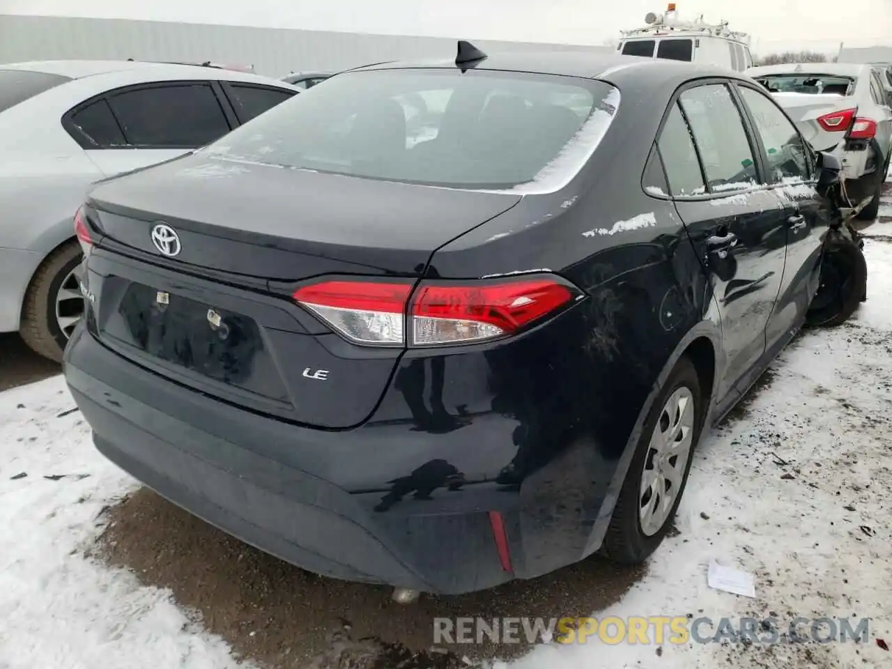 4 Photograph of a damaged car 5YFEPMAE8MP211896 TOYOTA COROLLA 2021