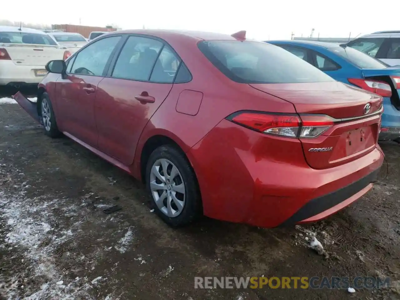 3 Photograph of a damaged car 5YFEPMAE8MP212224 TOYOTA COROLLA 2021