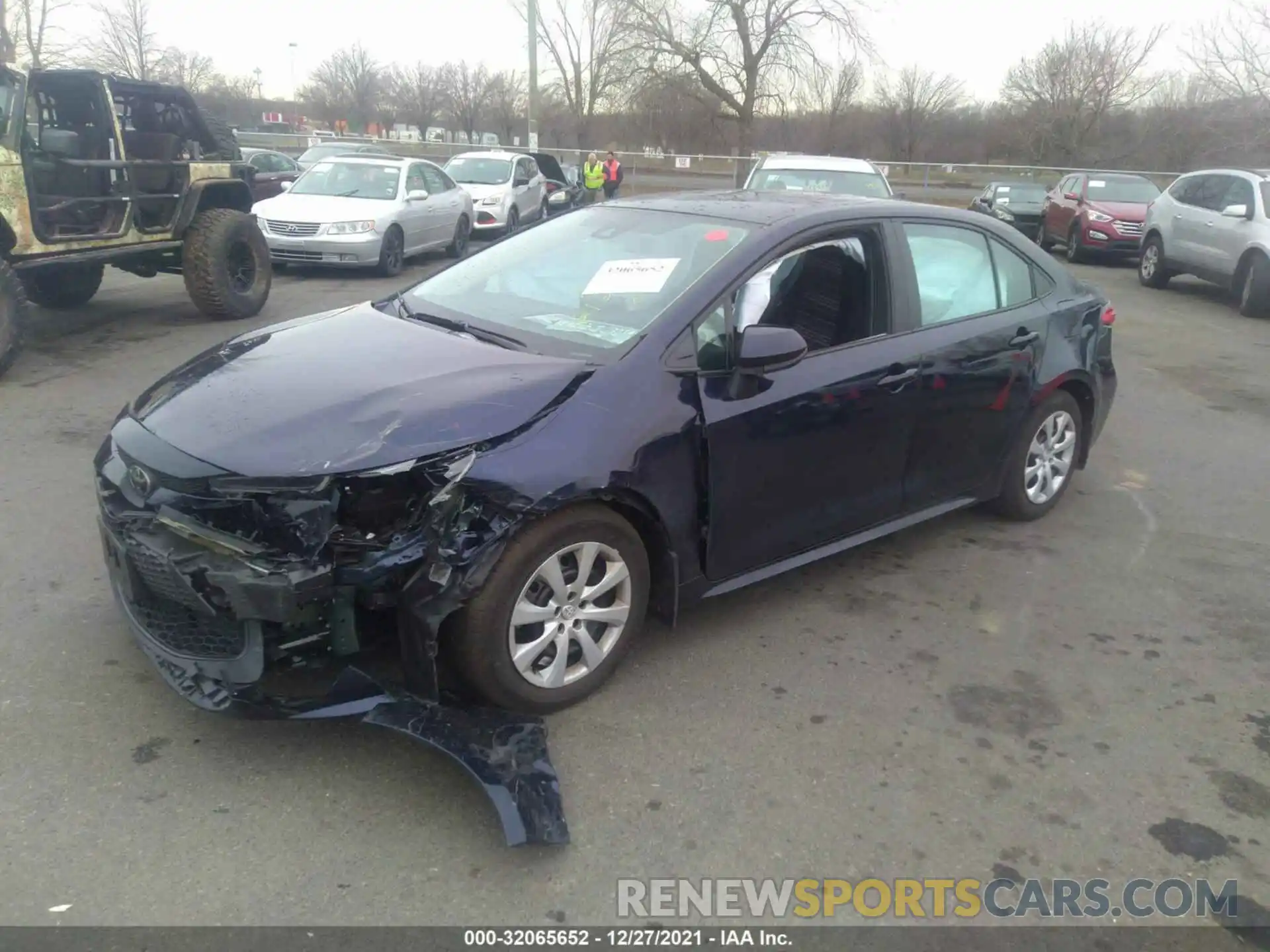 2 Photograph of a damaged car 5YFEPMAE8MP212305 TOYOTA COROLLA 2021