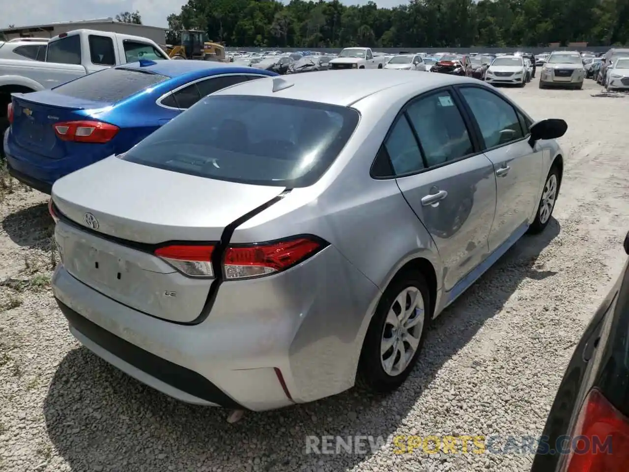 4 Photograph of a damaged car 5YFEPMAE8MP213146 TOYOTA COROLLA 2021