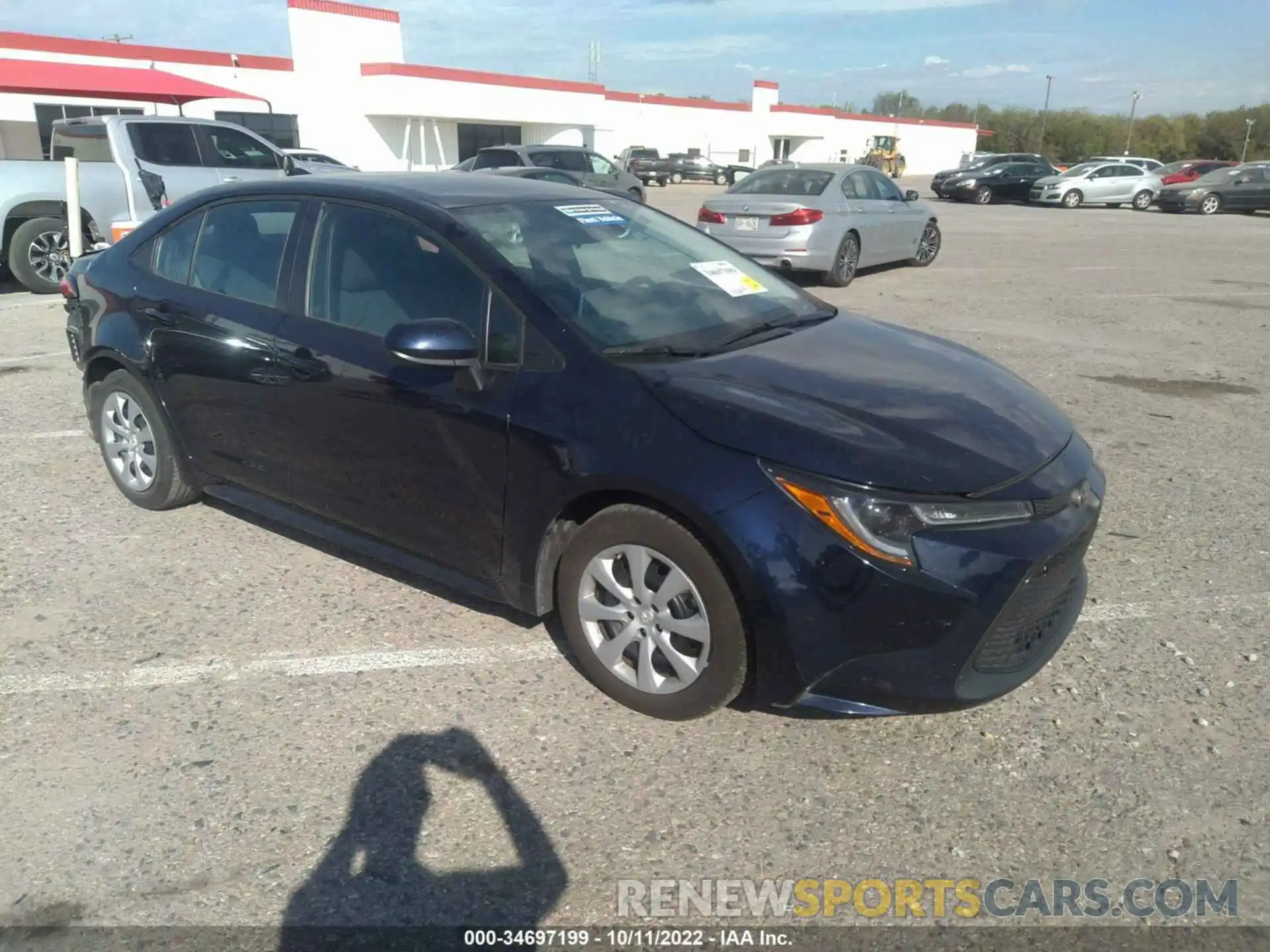 1 Photograph of a damaged car 5YFEPMAE8MP213163 TOYOTA COROLLA 2021